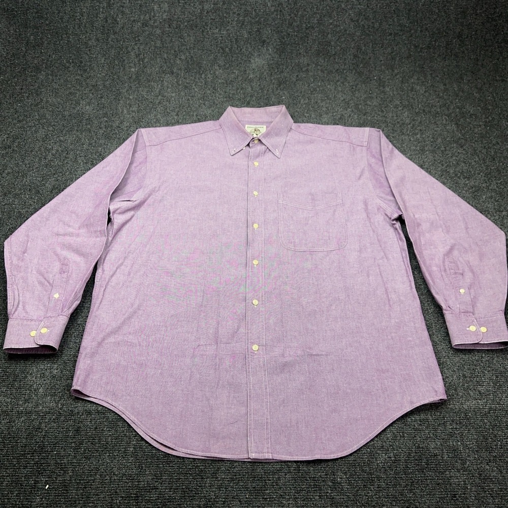Banana Republic Adventure Outfitters Purple Cotton Button Down Shirt Mens XL